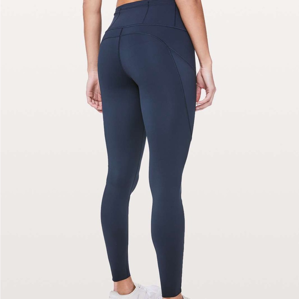 lululemon athletica Navy High-Rise Sculpting Leggings
